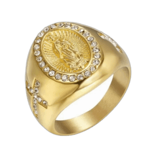 Chevalière Homme - Design Unique Pour Exprimer Votre Foi 2 Chevalière Homme - Design Unique Pour Exprimer Votre Foi - 52 Mm