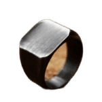 Chevalière Homme En Acier Brossé: Le Bijou Parfait Pour Hommes élégants - 51.5 Mm / Modèle 6