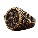 chevaliere homme gravure anubis affirmez votre style avec ce bijou unique de qualite 495 1