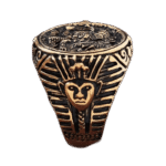 chevaliere homme gravure anubis affirmez votre style avec ce bijou unique de qualite 653 1