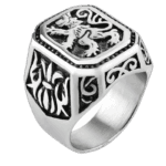 Chevalière Homme Lion Of Judah: élégance Et Courage - 54.5 Mm / Argent