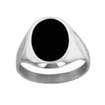 chevaliere homme ovale en acier inoxydable pour durabilite exceptionnelle argent 54 4 714 Chevalière Homme Ovale En Acier Inoxydable Pour Durabilité Exceptionnelle - Argent / 54.4 Mm