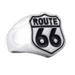 chevaliere route 66 en acier inoxydable pour voyageurs audacieux 55 3 mm argent roas250 162 1