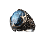 chevaliere traditionnelle pierre bleue elegance intemporelle 60 mm roas400 361 1