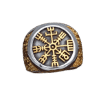 chevaliere vegvisir en acier inoxydable la puissance viking roas200 201 1