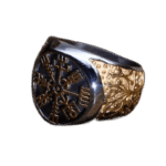 chevaliere vegvisir en acier inoxydable la puissance viking roas200 394 1