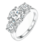 magnifique bague en argent avec pierres moissanite synthetiques 49 3 mm roas400 654 1
