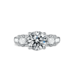 magnifique bague en argent avec pierres moissanite synthetiques roas400 511 1