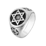 portez fierement la chevaliere etoile en acier inoxydable argent 54 4 mm roas250 868 1