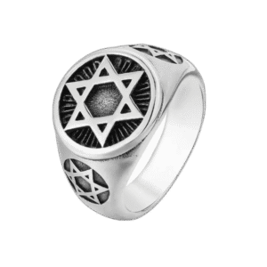 portez fierement la chevaliere etoile en acier inoxydable argent 54 4 mm roas250 868 1